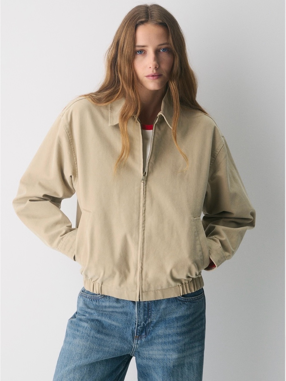 Aritzia, TNA, ‘Caddie’ Jacket, Tan Khaki, Small, NWT